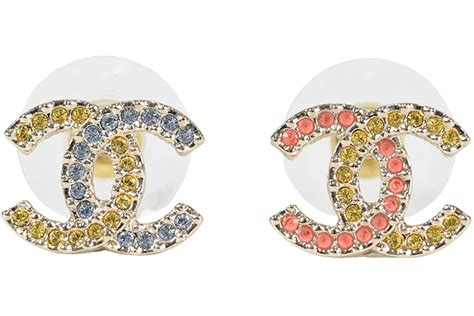 chanel colorful earrings